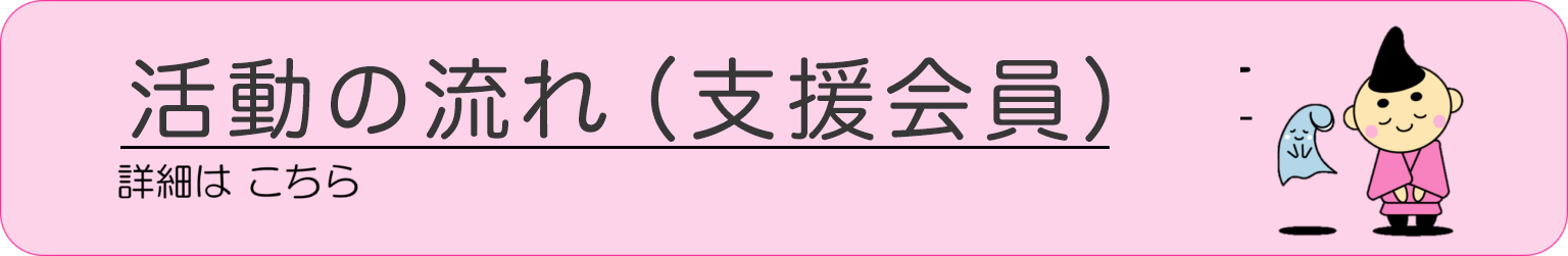 活動の流れ（支援会員）